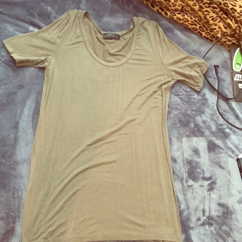 Army Green Tshirt dress
